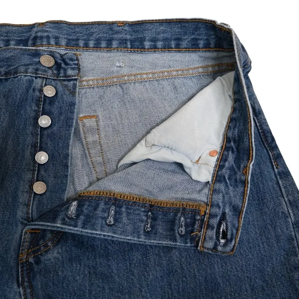 Levi's Men's 501 Straight Leg Button Fly Jean 38x32